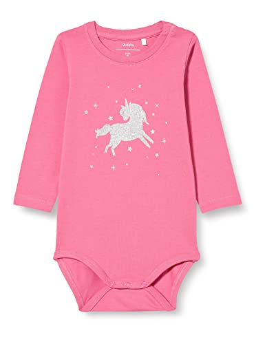 GUPPY BABY Mädchen ZBFLOTTA LS Body, Ibis Rose, 68 von GUPPY BABY