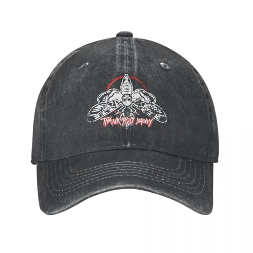 GUPUOOU The Fiend Männer Frauen Baseballkappe Danke Bray Wyatt Distressed Denim Caps Hut Retro Outdoor Workouts Snapback Cap Baumwolle, für alle Jahreszeiten von GUPUOOU