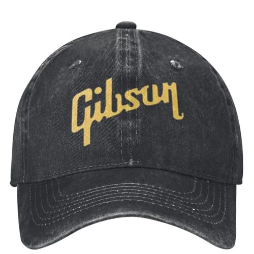 Gibsons Thing 1894 Musik Denim Baseballkappe Jagd Camping Hip Hop Papa Hüte Frauen Männer Fitted Retro Baseball Caps Baumwolle, für alle Jahreszeiten von GUPUOOU