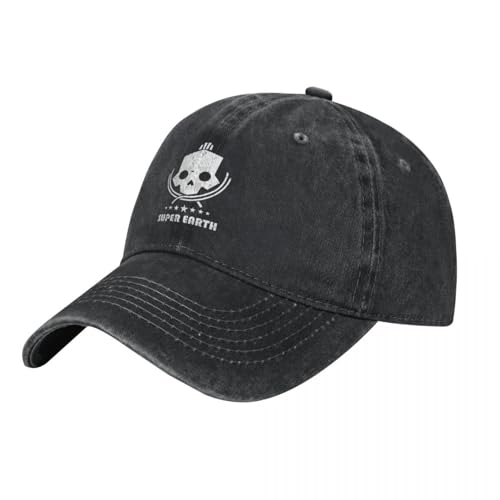Skull and Earth Baseballkappe Helldiver 2 Unisex Männer Designer Hip Hop Papa Hüte Mode Outdoor Sonne Baseballmützen Baumwolle, für alle Jahreszeiten Skull and Earth Baseballkappe Helldiver 2 Unisex Männer Designer Hip Hop Papa Hüte Mode Outdoor Sonne Baseballmützen Baumwolle, für alle Jahreszeiten von GUPUOOU