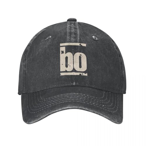 Vintage Deutsch Bohse Onkelz Logo Baseballkappe Distressed Denim Washed Snapback Hut Rock Musik Outdoor Verstellbare Passform Hüte Kappe Baumwolle von GUPUOOU