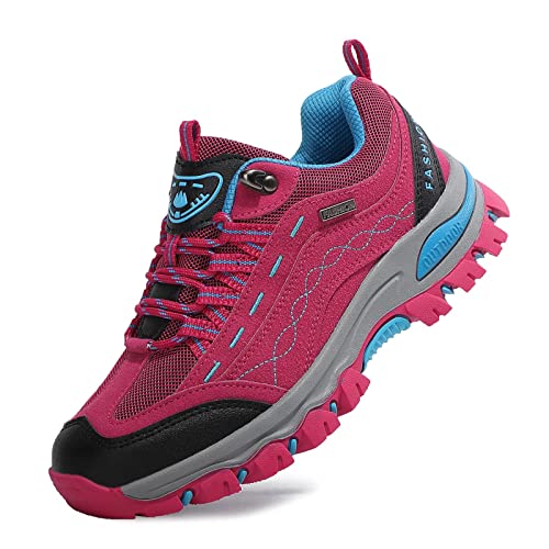 GURGER Trekkingschuhe Damen Wasserdicht Wanderschuhe Leicht Walkingschuhe Atmungsaktiv Trekking Hiking Schuhe Rot Größe 39 GURGER Trekkingschuhe Damen Wasserdicht Wanderschuhe Leicht Walkingschuhe Atmungsaktiv Trekking Hiking Schuhe Rot Größe 39 von GURGER
