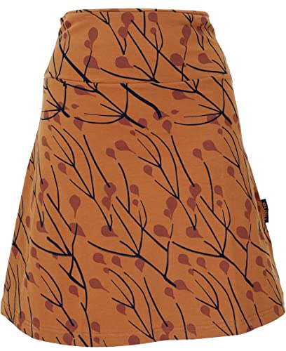 GURU SHOP A-Linien Rock aus Bio-Baumwolle, Bequemer Rock Organic, Caramel, Size:L (40) von GURU SHOP