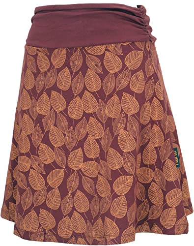 GURU SHOP A-Linien Rock aus Bio-Baumwolle Organic, Dattelbraun, Size:S (36) von GURU SHOP