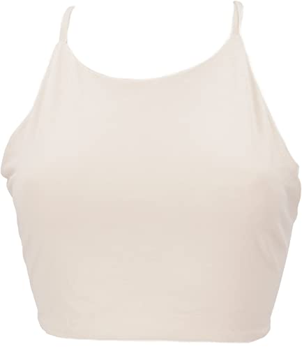 GURU SHOP Bikini Top aus Bio-Baumwolle, Top, Pixi Top, Yogatop, Bindetop, Damen, Sand, Size:38 von GURU SHOP