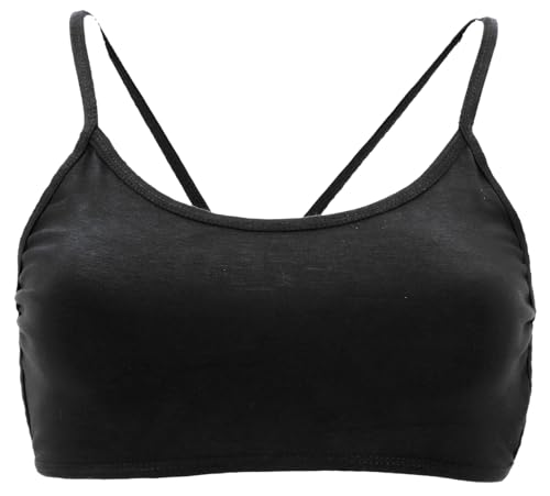 GURU SHOP Goa Psytrance Bikini Top, Boho Top, Pixi Yoga Bra - Schwarz, Damen, Baumwolle, Size:S/M GURU SHOP Goa Psytrance Bikini Top, Boho Top, Pixi Yoga Bra - Schwarz, Damen, Baumwolle, Size:S/M von GURU SHOP