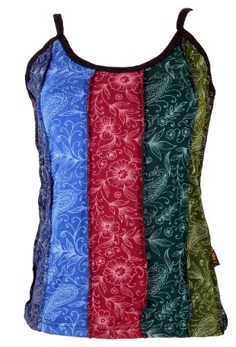 GURU SHOP Hippie Top, Mehrfarbig, Baumwolle, Size:S/M (36) von GURU SHOP