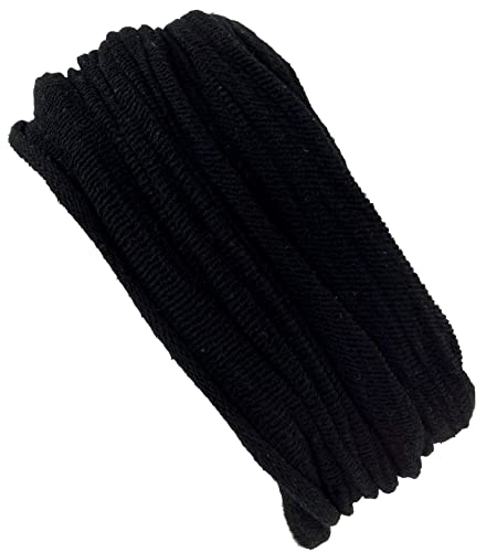GURU SHOP Magic Hairband, Dread Wrap, Schlauchschal, Stirnband, Mütze, Herren/Damen, Loopschal Schwarz, Baumwolle, Size:One Size von GURU SHOP