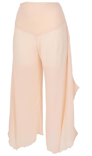 GURU SHOP Palazzohose, Weite Boho Sommerhose, Weiter Hosenrock - Beige, Damen, Size:M GURU SHOP Palazzohose, Weite Boho Sommerhose, Weiter Hosenrock - Beige, Damen, Size:M von GURU SHOP