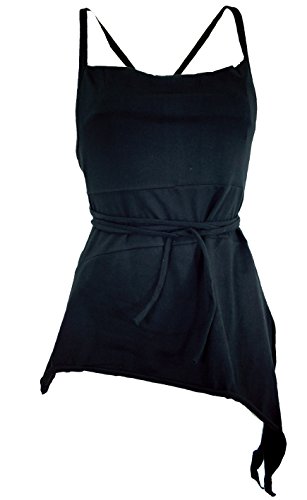 GURU SHOP Pixi Top, Yogatop, Schwarz, Baumwolle, Size:L (40) von GURU SHOP