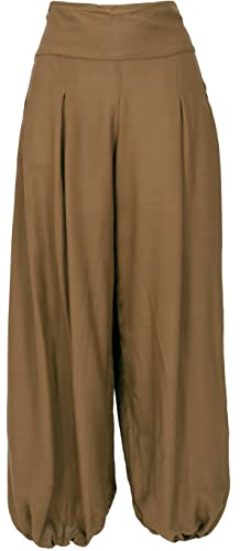 GURU SHOP Pluderhose, Muckhose, Haremshose, Khaki, Synthetisch, Size:S/M (38) von GURU SHOP