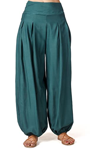 GURU SHOP Pluderhose, Muckhose, Haremshose, Tannengrün, Synthetisch, Size:L/XL (40) von GURU SHOP