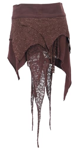 GURU SHOP Psytrance Goa Minirock, Elfen Rock, Wickelrock, Zipfelrock, Cacheur - Braun, Damen, Baumwolle, Size:S/M GURU SHOP Psytrance Goa Minirock, Elfen Rock, Wickelrock, Zipfelrock, Cacheur - Braun, Damen, Baumwolle, Size:S/M von GURU SHOP