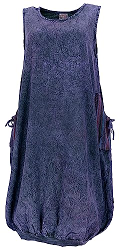 GURU SHOP Sommerkleid, Maxikleid aus Baumwolle, Damen, Violett, Size:One Size von GURU SHOP