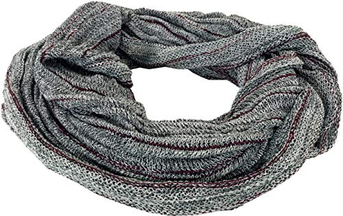 GURU SHOP Weicher Loop Schal/Stola, Magic Loopschal, Weste, Herren/Damen, Grau, Baumwolle, Size:One Size von GURU SHOP