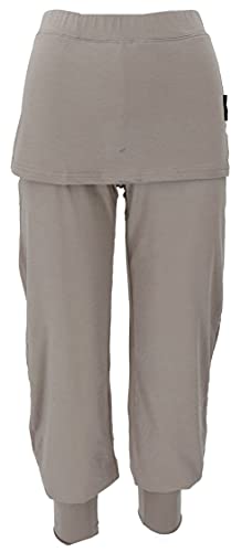 GURU SHOP Yoga-Hose mit Minirock in Bio-Qualität, Chai, Baumwolle, Size:L (40) von GURU SHOP