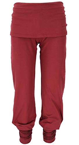 GURU SHOP Yoga-Hose mit Minirock in Bio-Qualität, Paprika, Baumwolle, Size:M (38) von GURU SHOP