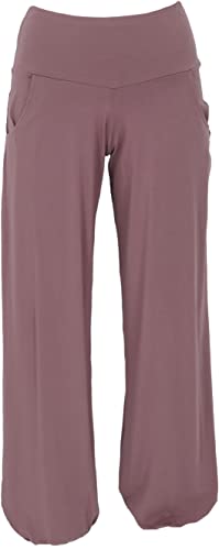 GURU SHOP Yogahose aus Bio-Baumwolle, Pluderhose, Altrosa, Size:S (36) von GURU SHOP