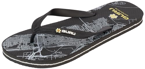 GURU Herren City Flipflop, Schwarz, 41 EU von GURU SHOP