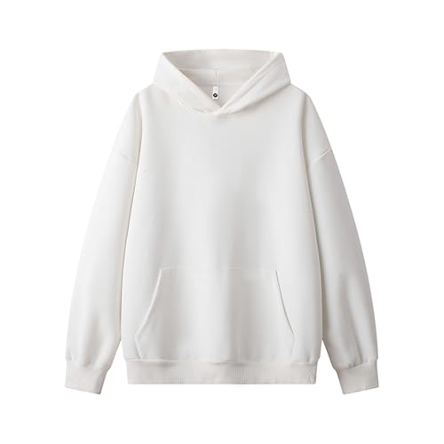 GURUNVANI Glitzerndes Kapuzen-Sweatshirt, Unisex, glitzernder Pullover, Hoodies für Herren, Club-Party, 24c5379white, Small GURUNVANI Glitzerndes Kapuzen-Sweatshirt, Unisex, glitzernder Pullover, Hoodies für Herren, Club-Party, 24c5379white, Small von GURUNVANI