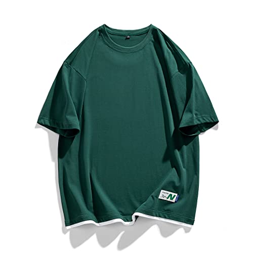 T-Shirt Herren Harajuku Streetwear T-Shirt Herren T-Shirt Kurzarm Hip Hop T-Shirt, T3962green, XL T-Shirt Herren Harajuku Streetwear T-Shirt Herren T-Shirt Kurzarm Hip Hop T-Shirt, T3962green, XL von GURUNVANI