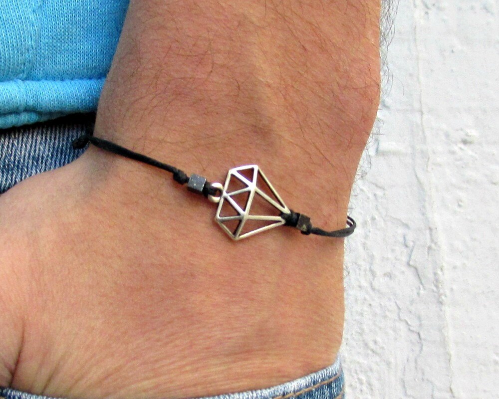 Diamant Armband Für Herren, Herren Damen Fußkettchen, Verstellbar Diamant Armband Für Herren, Herren Damen Fußkettchen, Verstellbar von GUSFREE