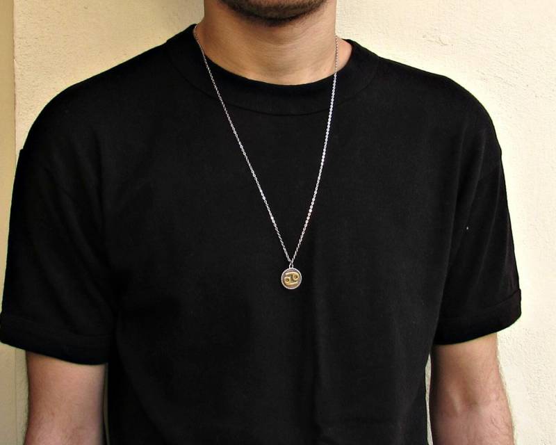 sternzeichen Kette Edelstahl Astrologie Horoskop Schmuck von GUSFREE