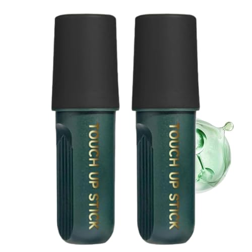 2 Stück Lilinzhi Hair Dye,Lilinzhi Quick Cover Root Touch Up Stick,Temporärer grauer Haar-Concealer,Wasserfester Und Schweißfester Haarfärbestift,Haarfärbestiftbürste für Männer Frauen (Schwarz) von GUSHE