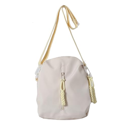 Durchsichtige Umhängetasche, Transparente Tasche Damen Crossbody Schultertasche Wasserdichte Sling Bag mit Verstellbarem Gurt für Konzerte Sportveranstaltungen Shopping Reisen (Weiß) von GUSXPPD