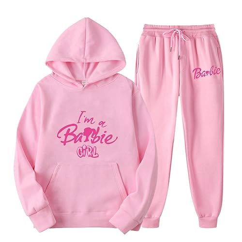 GUTOUWAN I Am Kenough Trainingsanzug Damen Set I Am Kenough Tracksuit I Am Kenough Trackpants I Am Kenough Hausanzug Damen Kuschelig I Am Kenough Sportanzug Damen Set I Am Kenough Fitness Kleidung von GUTOUWAN