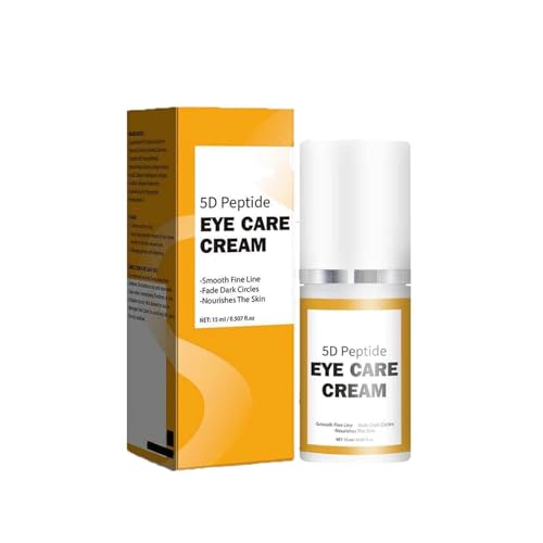 5D Peptide Anti-Wrinkle Eye Cream - 15ml Firming & Tightening Gel Cream for Dark Circles & Puffiness | Hydrating Anti-Aging Eye Treatment with Peptides for Women & Men (1 PC) von GUUZETU
