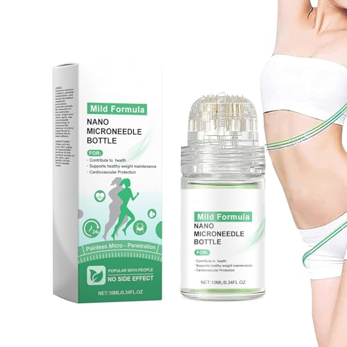 Sabax SMGT-GLP-1 Nano-Microneedle-Flasche, 10 ml lang anhaltende Mikronedleflaschen, multifunktionale Behandlung mit Mikronedle, die Körperkurven für Frauen und Mann erhalten (1pcs) von GUUZETU