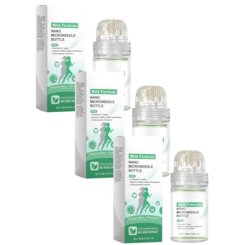 Sabax SMGT-GLP-1 Nano-Microneedle-Flasche, 10 ml lang anhaltende Mikronedleflaschen, multifunktionale Behandlung mit Mikronedle, die Körperkurven für Frauen und Mann erhalten (3pcs) von GUUZETU