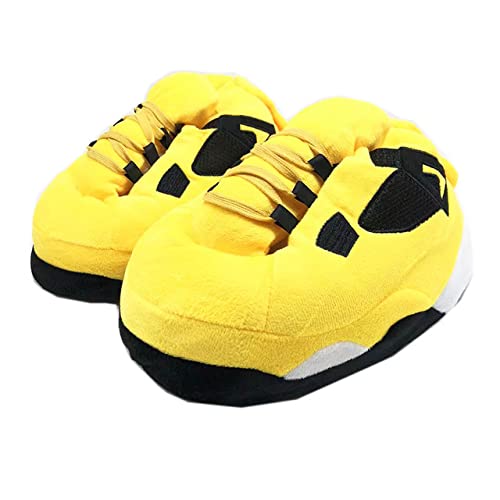 GVOZI GVOZIBaumwollpantoffeln Unisex Winter Warme Home Hausschuhe Frauen / Männer Turnschuhe Dame Indoor Baumwolle Schuhe Frau Haus Boden Slider Damen Hausschuhe von GVOZI