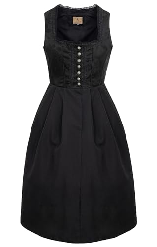 GWANDLER 1896 Damen Dirndl SYLVI schwarz 48 von GWANDLER 1896