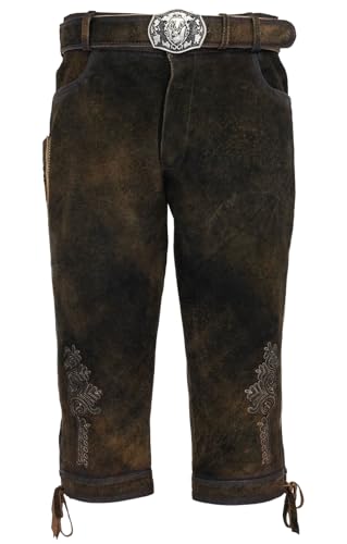 GWANDLER 1896 Herren Lederhose SEEFELD-gespeckt Graphit - braun 52 GWANDLER 1896 Herren Lederhose SEEFELD-gespeckt Graphit - braun 52 von GWANDLER 1896