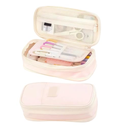 GWAWG Big Capacity Pencil Pen Case Cute Pen Cases for Kids Portable Pencil Bag Office Supplies Makeup Bag Large Storage High Capacity Box for Adult Kid School Office Students von GWAWG