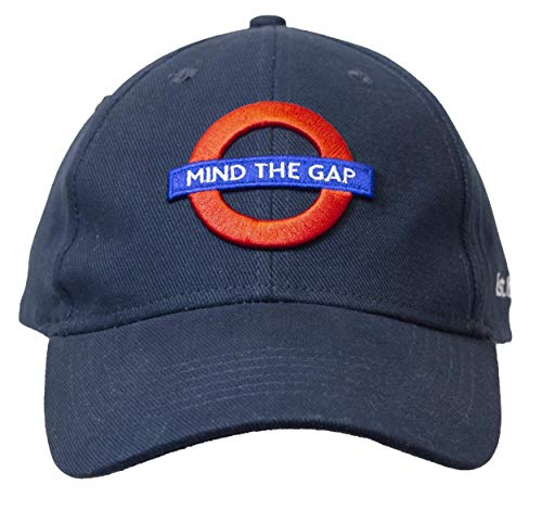 GWCC Lizenzierte Unisex Underground Mind The Gap Baseball Cap Navy, navy, Einheitsgröße von GWCC