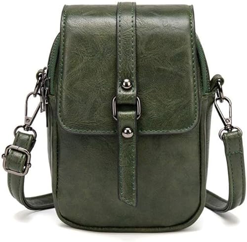 GWEMOSVSFQ Frauen Vintage Crossbody Handytasche Kleine Umhängetasche Umhängetasche Handtasche Geldbörse Geldbörse 2 Haupttaschen mit Kopfhörerloch,Grün GWEMOSVSFQ Frauen Vintage Crossbody Handytasche Kleine Umhängetasche Umhängetasche Handtasche Geldbörse Geldbörse 2 Haupttaschen mit Kopfhörerloch,Grün von GWEMOSVSFQ