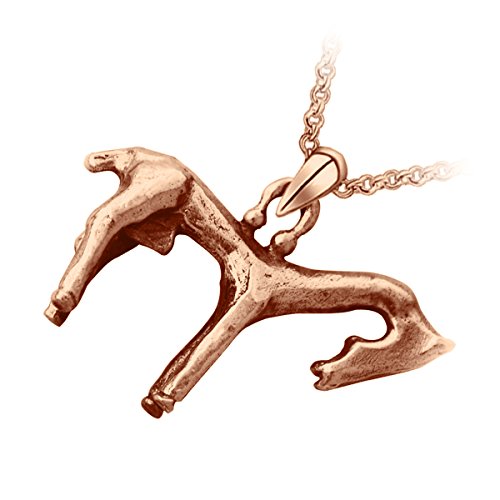 GWG Jewellery Anhänger Halskette 18K Roségold beschichtetes Keltisches Pferd Tier aus Alten französischen Artefakten in Geschenkbox für Frauen GWG Jewellery Anhänger Halskette 18K Roségold beschichtetes Keltisches Pferd Tier aus Alten französischen Artefakten in Geschenkbox für Frauen von GWG Jewellery