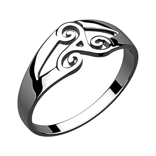 GWG Jewellery Ring Sterlingsilber Keltische Spirale Triskele – 7 von GWG Jewellery