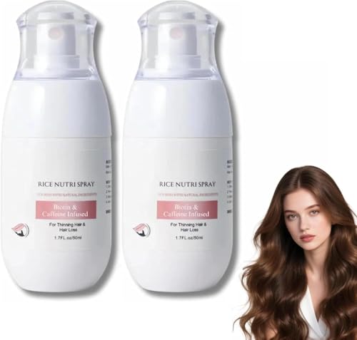 Elycura Anti-Haarausfall-Spray, Elycura Rice Nutri Spray, regeneriert geschädigtes Haar, stimuliert die Haarfollikel und reduziert Haarausfall, für dünner werdendes Haar von GWQYHFEN