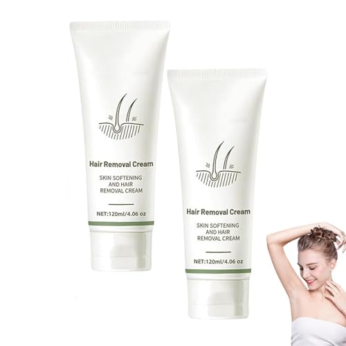 Farvelous Haarentfernungscreme, sanfte und schmerzfreie Haarentfernungscreme, schnell wirksam, beruhigende Haut, verzögert das Haarwachstum, für Frauen & Männer von GWQYHFEN