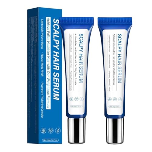 Foladrop Haarampullen-Serum, Haarserum für Frauen & Männer, Haarausfall & dünner werdendes Haar, fördert das Haarwachstum, leicht, nicht fettend, für volleres Aussehen von GWQYHFEN