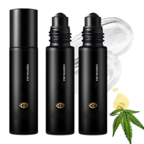 Zevorify Augen-Reparatur-Stick für Männer, Augenroller-Serum mit 360°-Massageball, spendet Feuchtigkeit und wirkt abschwellend, gegen Tränensäcke, Augenringe und feine Linien von GWQYHFEN