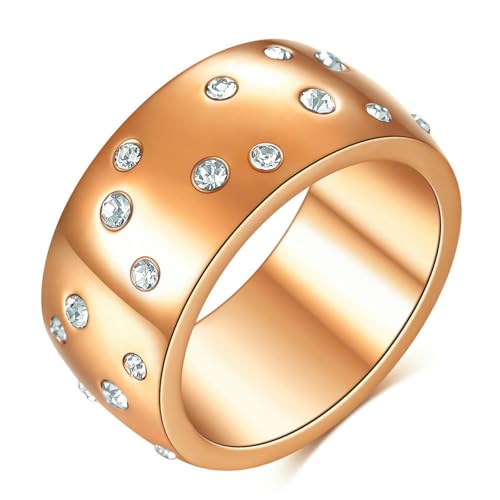 GWSGSFAS Beliebter 10 mm sternbesetzter Diamant-Titanstahl-Paarring für Damen, 34, Metall, Zirkonia GWSGSFAS Beliebter 10 mm sternbesetzter Diamant-Titanstahl-Paarring für Damen, 34, Metall, Zirkonia von GWSGSFAS