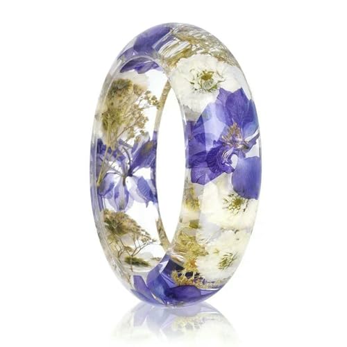GWSGSFAS Getrocknete Blume Harz Armband Echte Blume Harz Armband Stilvolles und Mode Mädchen Geschenk, Harz GWSGSFAS Getrocknete Blume Harz Armband Echte Blume Harz Armband Stilvolles und Mode Mädchen Geschenk, Harz von GWSGSFAS