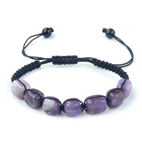 GWSGSFAS Quadratische Perlen Kristall Armband Stein Verstellbares Armband Damen Armband GWSGSFAS Quadratische Perlen Kristall Armband Stein Verstellbares Armband Damen Armband von GWSGSFAS