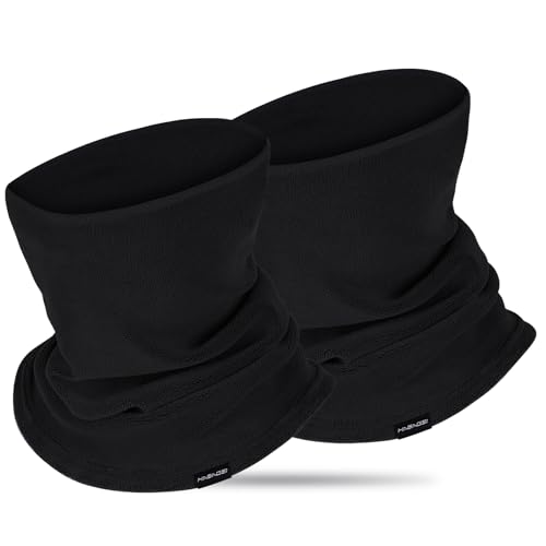 GXCROR Schlauchschal Winddicht Loopschal Multifunktionstuch Neckwarmer Herren Loop Schal Damen Halstuch Warm Halten Sportschal Halswärmer für Skifahren Motorrad Fahrrad Joggen Laufen Outdoor Sport von GXCROR