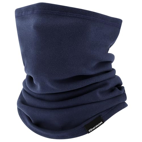 GXCROR Winter Schal Schlauchschal Fleece Loop Schal Halstuch Halswärmer Multifunktionstuch Kaschmir schal Neckwarmer für Herren & Damen von GXCROR